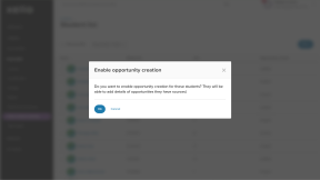 "Enable opportunity creation". It's confirming that enabling the option will allow students to add details of opportunities they've sourced